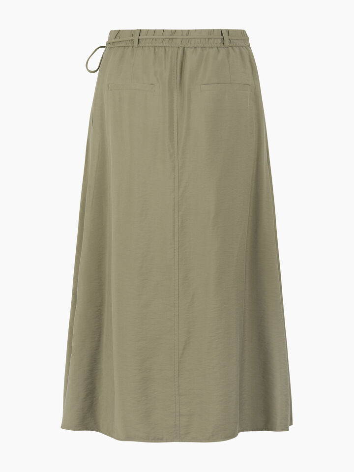Gonna khaki a portafoglio - null - Verde Militare | Sisley K image number 2